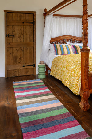 Carnival Stripe Recycled Runner Rug