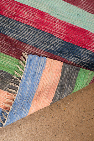 Carnival Stripe Recycled Runner Rug