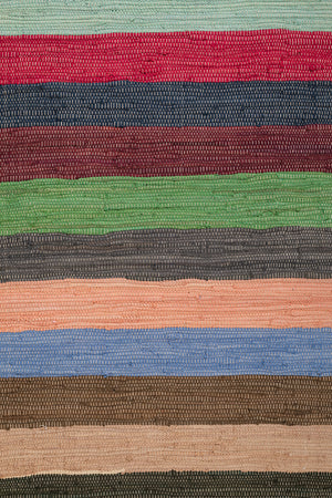 Carnival Stripe Recycled Runner Rug