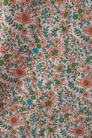 Seconds Pink & Green Long Sleeve 100% Cotton Dress - Small