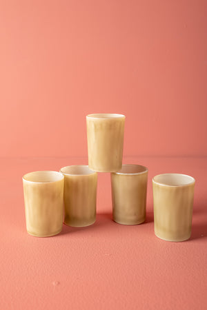 Seconds Sage Green Glass Votives