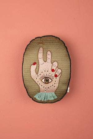 Seconds Make a Wish Embroidered Cushion