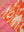 Seconds Orange Ikat & Pink Frills Kantha Cushion Cover