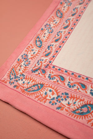 Seconds Pink City Block Print Cushion Cover