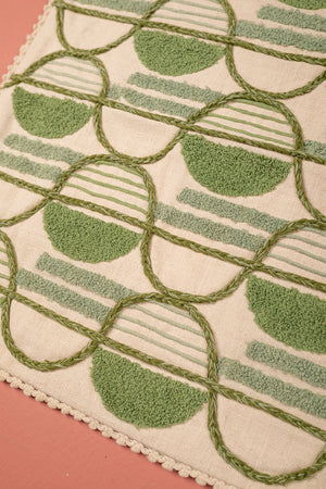 Seconds Bronx Embroidered & Boucle Cushion Cover