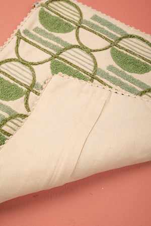 Seconds Bronx Embroidered & Boucle Cushion Cover