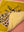 Seconds Ochre Embroidered Moth Velvet Cushion Cover