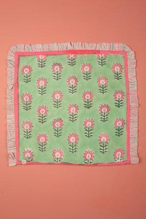 Seconds Laurel & Taffy Block Print Cushion Cover