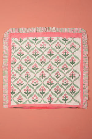 Seconds Laurel & Taffy Block Print Cushion Cover