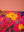 Seconds Coral Bird of Paradise Cotton Velvet Cushion Cover