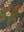 Seconds Large Safie Printed Rug with Suzani Embroidery