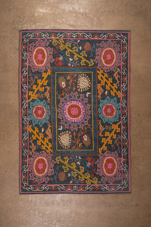 Seconds Lilija Cotton Printed Stone Washed Rug
