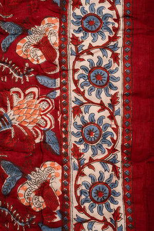 Valentine Hand Block Print Cotton Quilt