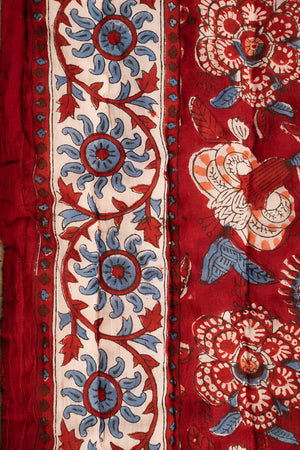 Valentine Hand Block Print Cotton Quilt