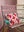 Geometric Tufted Pink & Purple Cushion Cover