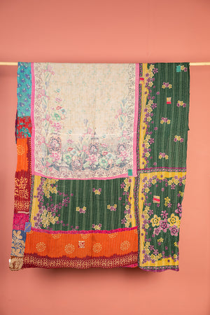 Vintage Kantha Throw - 1570
