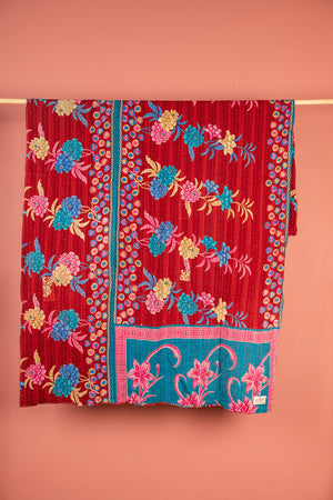 Vintage Kantha Throw - 1571