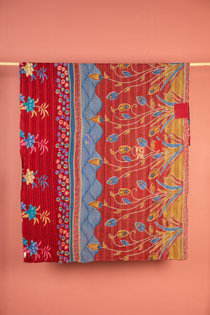 Vintage Kantha Throw - 1571