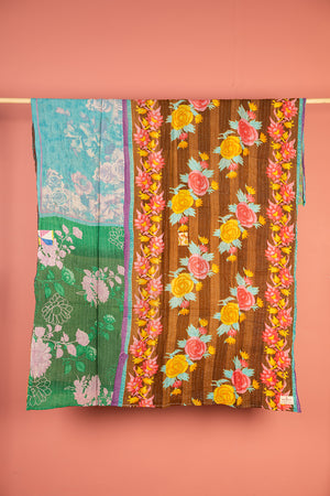 Vintage Kantha Throw - 1576