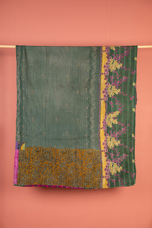 Vintage Kantha Throw - 1577