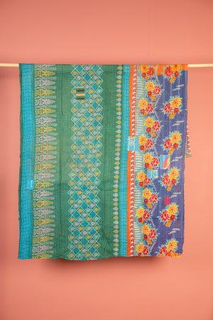 Vintage Kantha Throw - 1582