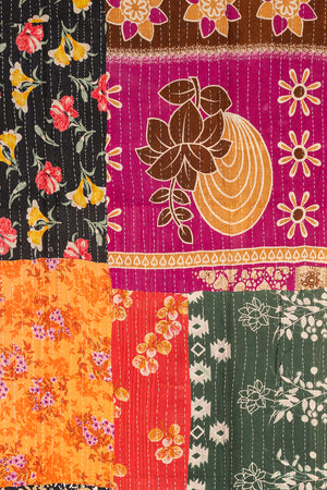 Vintage Kantha Throw - 1583