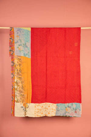 Vintage Kantha Throw - 1584