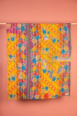 Vintage Kantha Throw - 1585