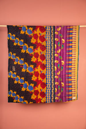 Vintage Kantha Throw - 1587