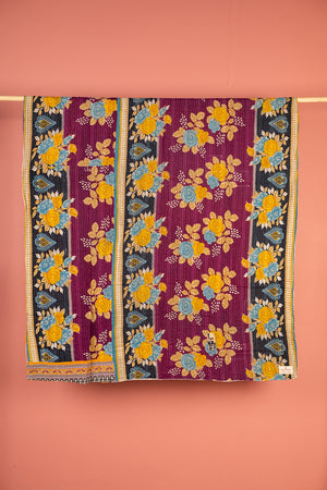Vintage Kantha Throw - 1591