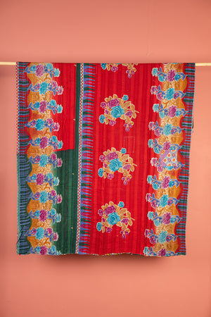 Vintage Kantha Throw - 1592