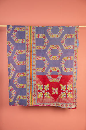 Vintage Kantha Throw - 1593