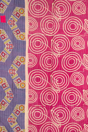 Vintage Kantha Throw - 1593