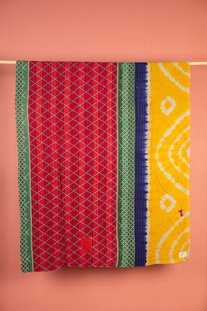 Vintage Kantha Throw - 1594