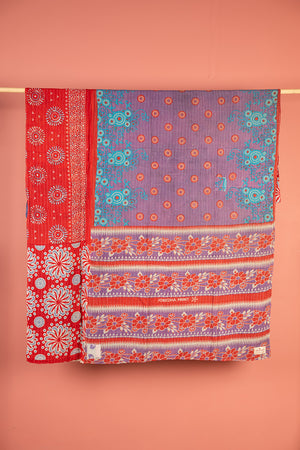 Vintage Kantha Throw - 1595
