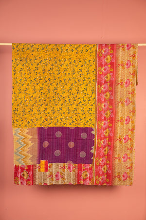 Vintage Kantha Throw - 1597
