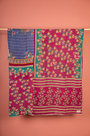 Vintage Kantha Throw - 1601