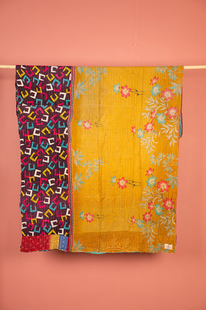 Vintage Kantha Throw - 1604