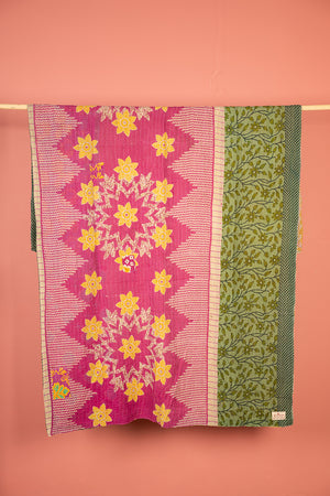 Vintage Kantha Throw - 1605