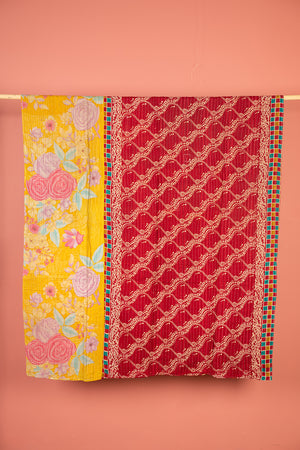 Vintage Kantha Throw - 1607