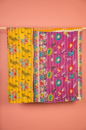 Vintage Kantha Throw - 1609