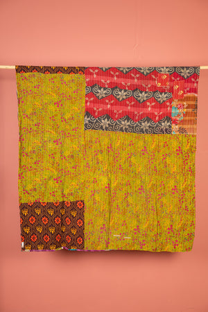 Vintage Kantha Throw - 1609