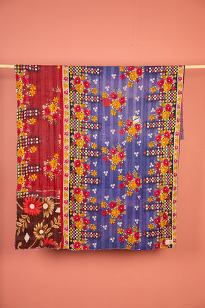 Vintage Kantha Throw - 1611