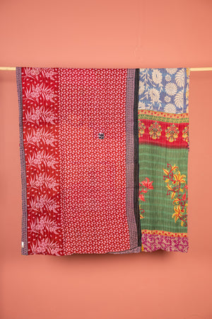 Vintage Kantha Throw - 1611