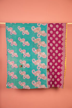 Vintage Kantha Throw - 1620
