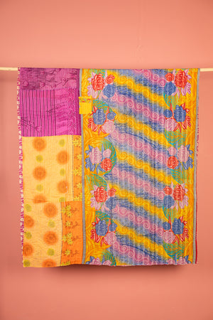 Vintage Kantha Throw - 1623