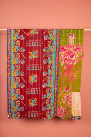 Vintage Kantha Throw - 1624