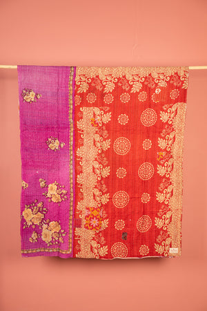 Vintage Kantha Throw - 1628