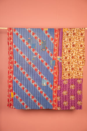 Vintage Kantha Throw - 1634