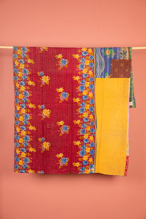 Vintage Kantha Throw - 1635